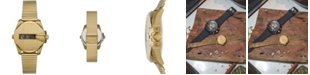 Diesel Men's Baby Chief Digital Gold-Tone Stainless Steel Bracelet Watch 32mm